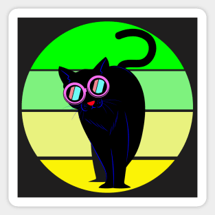 Cat wearing sunglasses Sticker